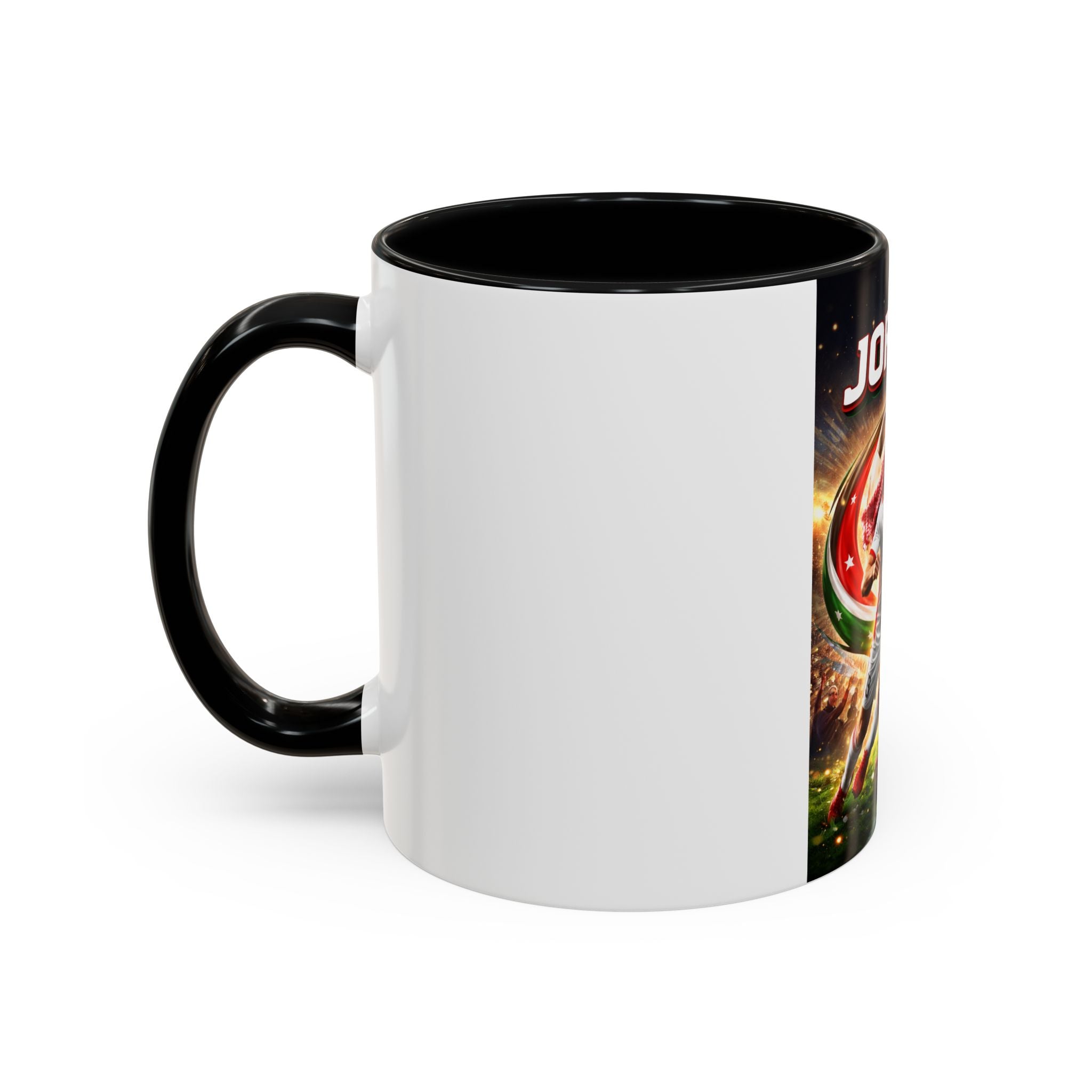 Jordan Soccer Mug — Personalized Jordanian Football Fan Coffee Cup (11/15 oz)