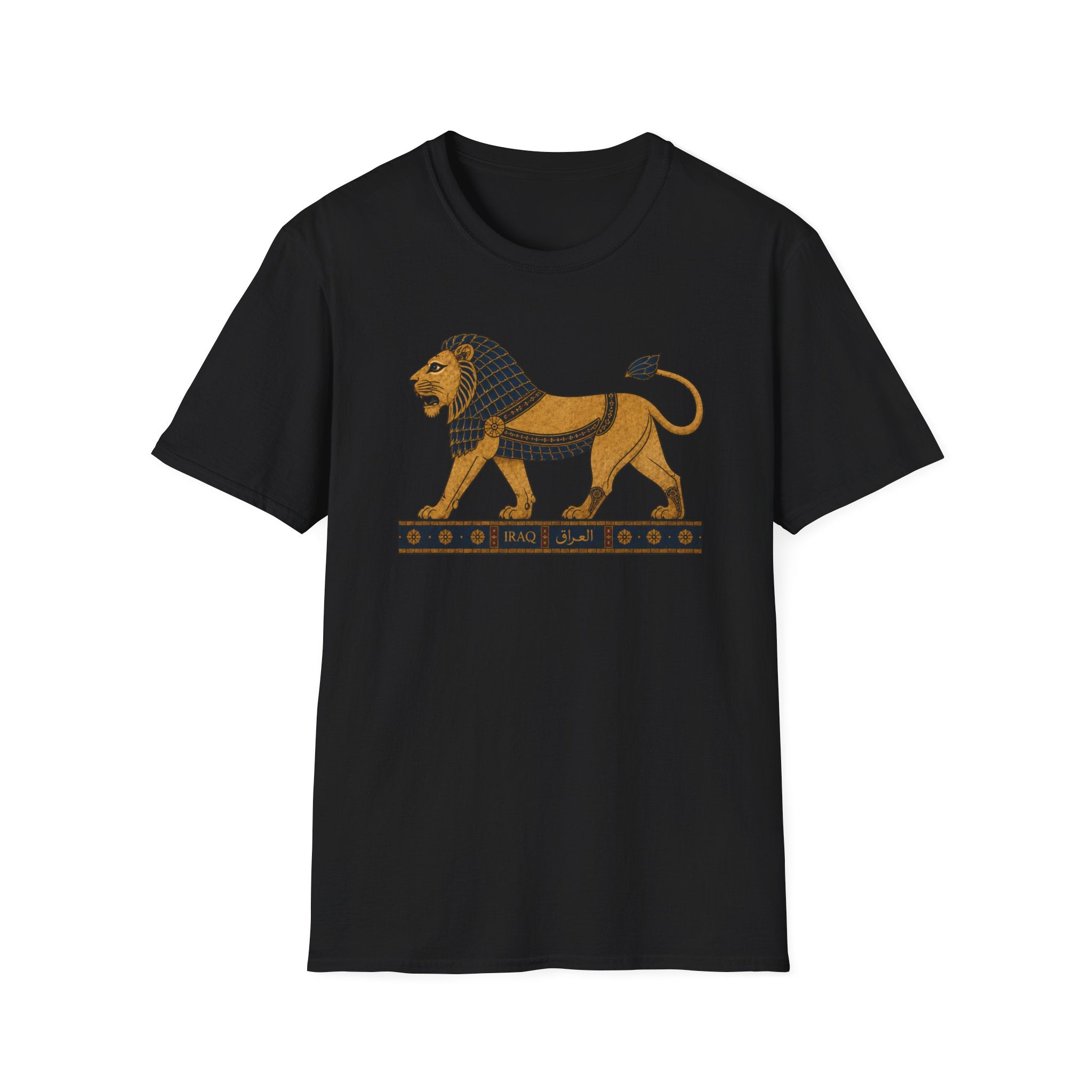 Lion of Babylon Tee — Vintage Iraqi Civilization Graphic T-Shirt