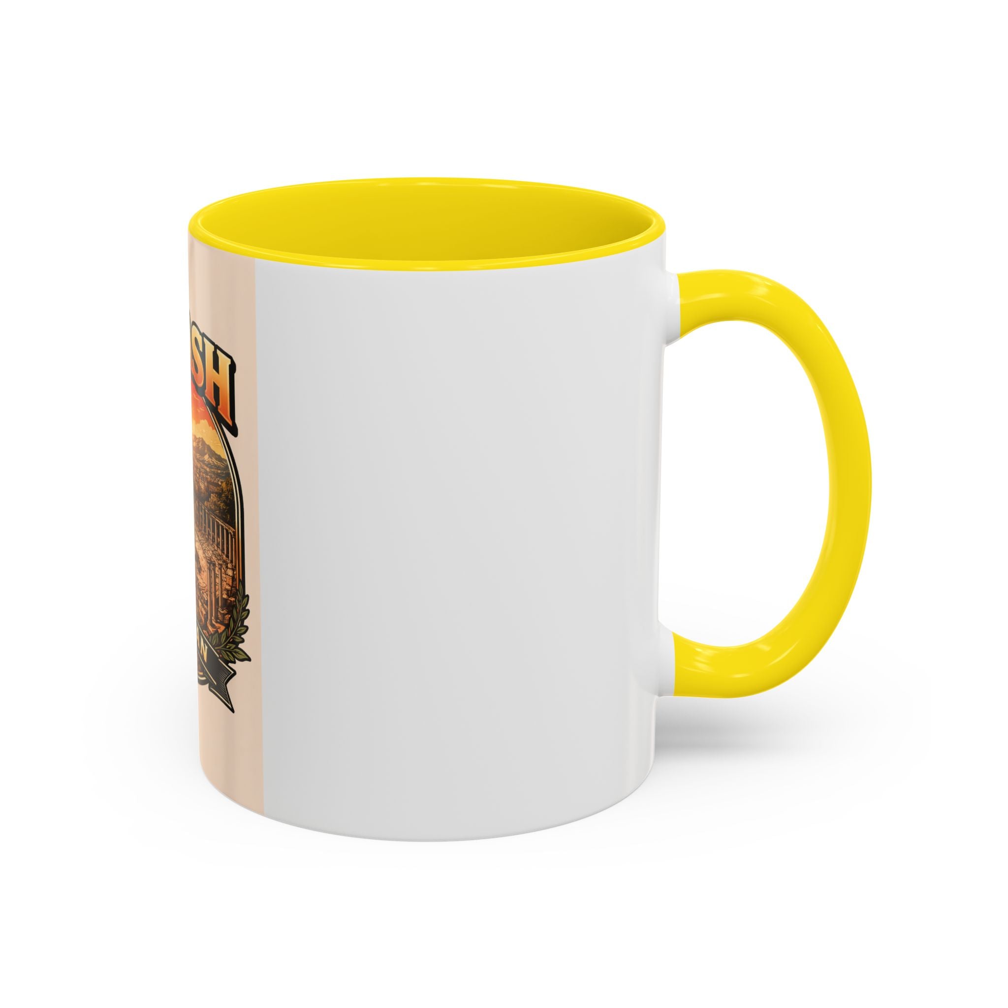 Jerash Jordan Accent Coffee Mug – Vintage Sunset Travel Souvenir (11/15oz)