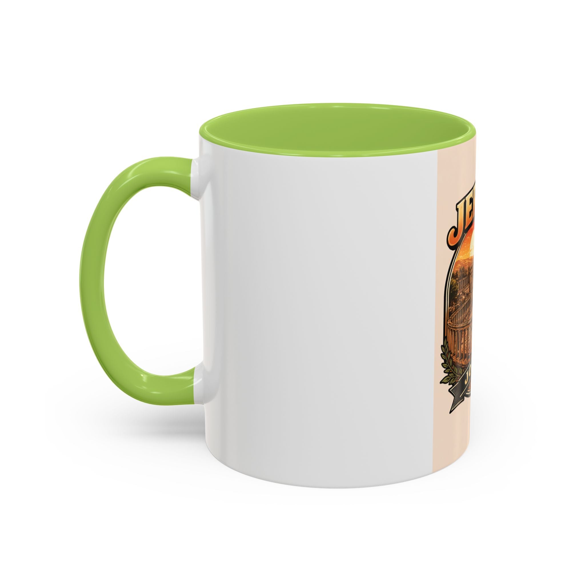 Jerash Jordan Accent Coffee Mug – Vintage Sunset Travel Souvenir (11/15oz)