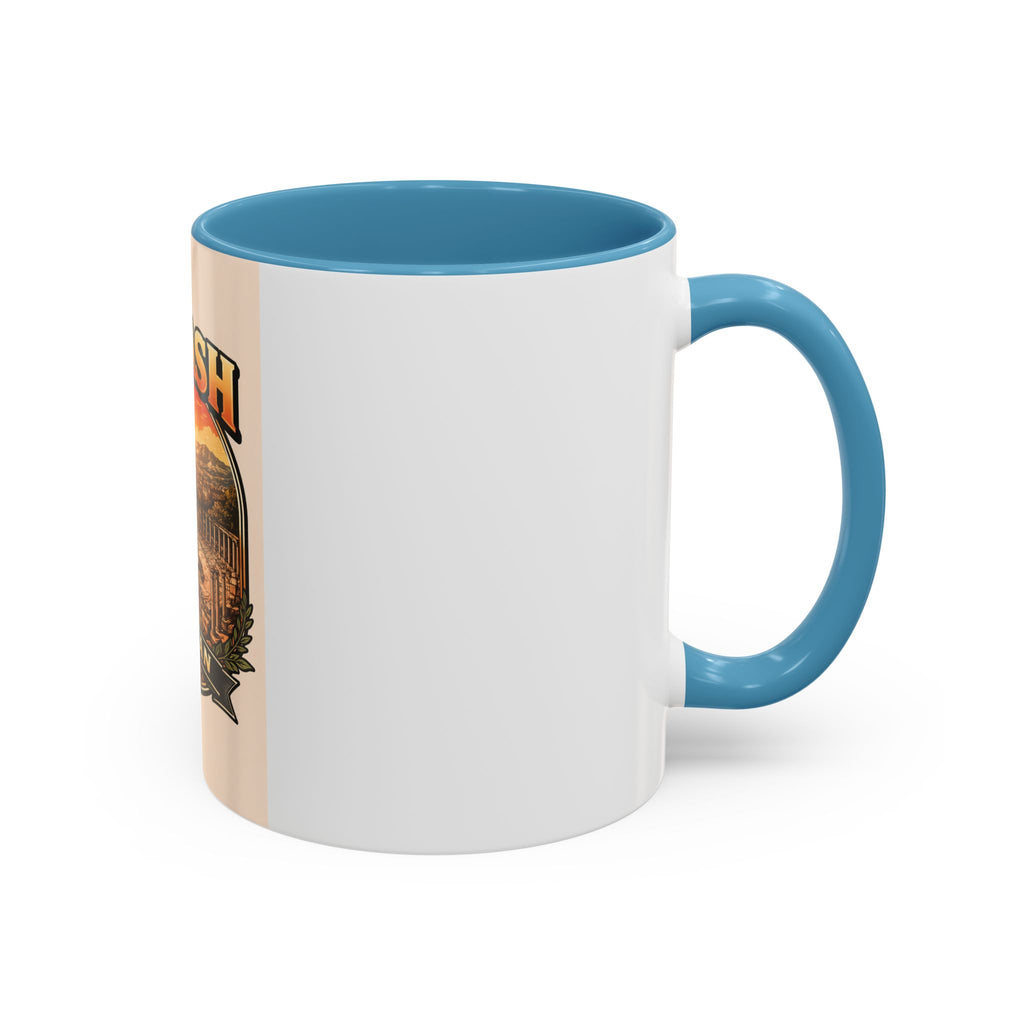 Jerash Jordan Accent Coffee Mug – Vintage Sunset Travel Souvenir (11/15oz)
