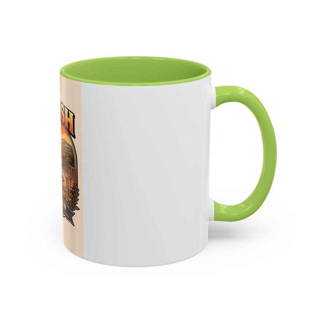Jerash Jordan Accent Coffee Mug – Vintage Sunset Travel Souvenir (11/15oz)