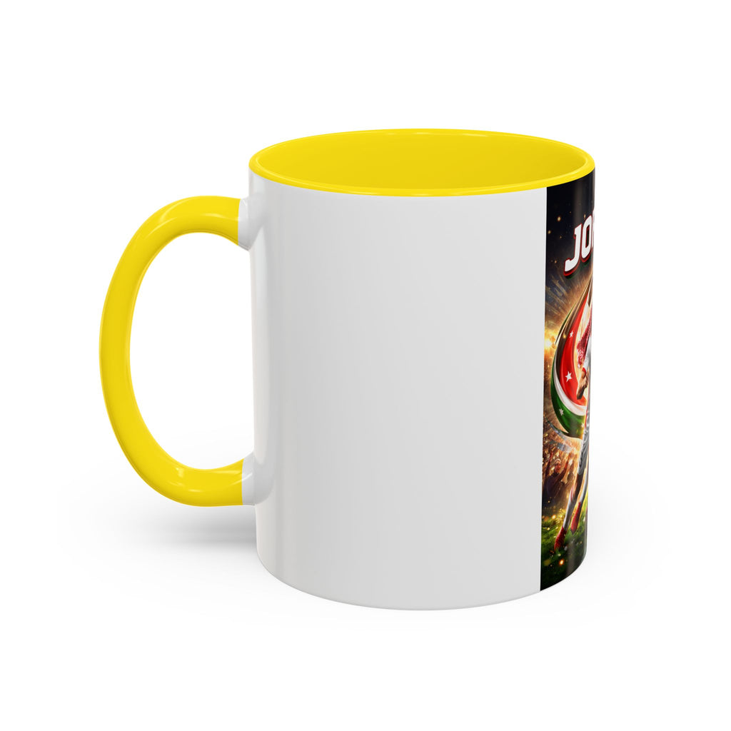 Jordan Soccer Mug — Personalized Jordanian Football Fan Coffee Cup (11/15 oz)