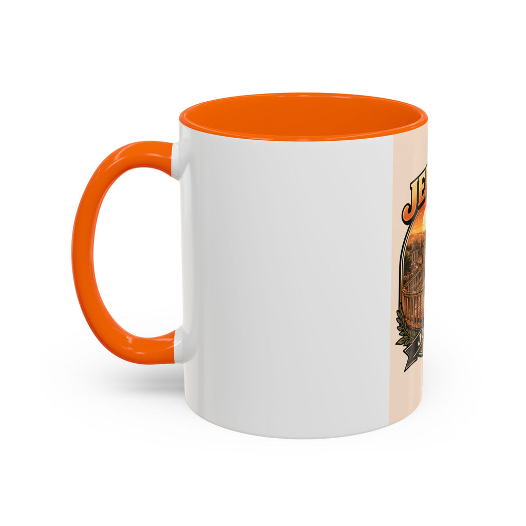 Jerash Jordan Accent Coffee Mug – Vintage Sunset Travel Souvenir (11/15oz)