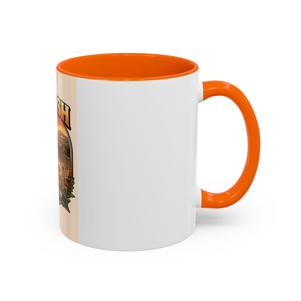 Jerash Jordan Accent Coffee Mug – Vintage Sunset Travel Souvenir (11/15oz)