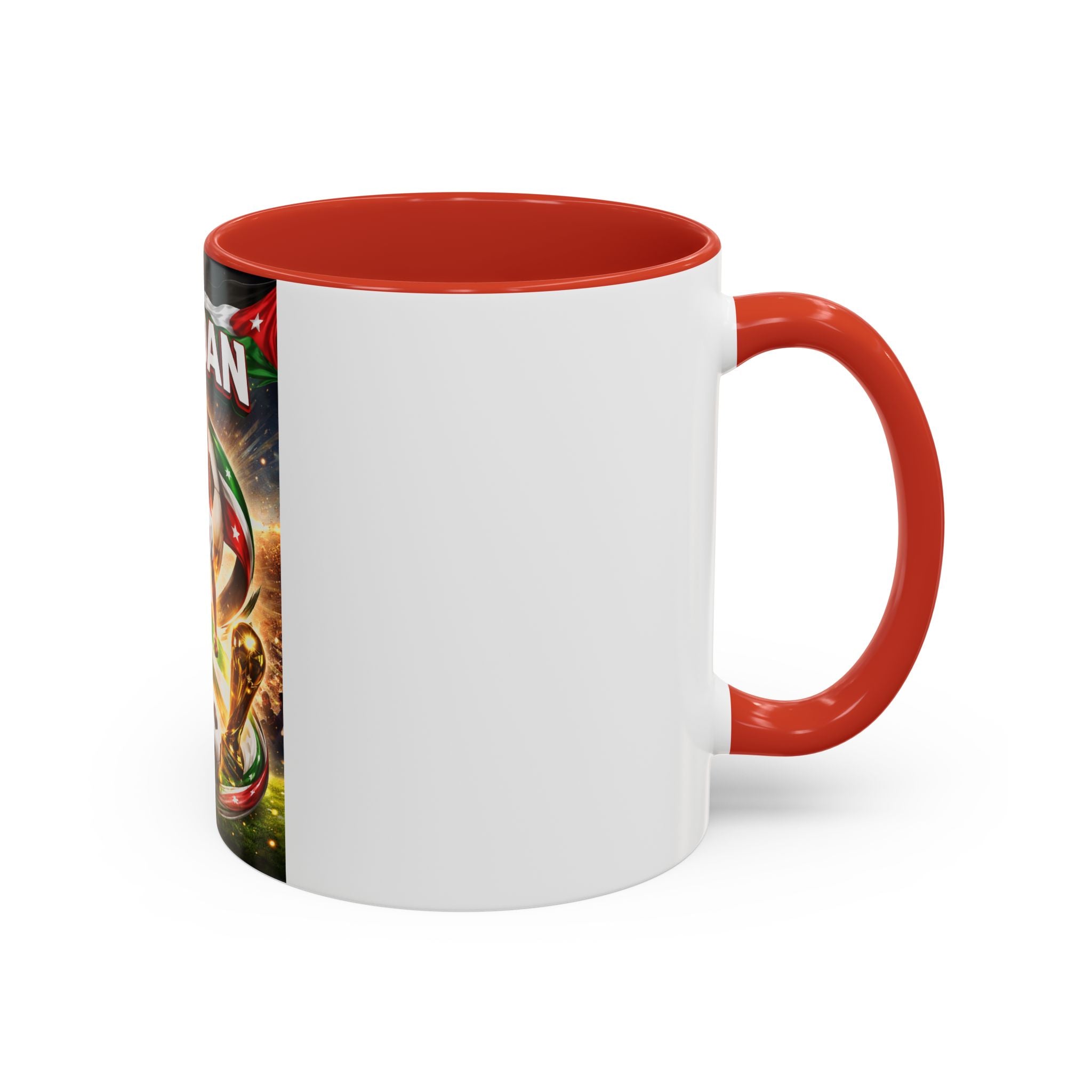 Jordan Soccer Mug — Personalized Jordanian Football Fan Coffee Cup (11/15 oz)
