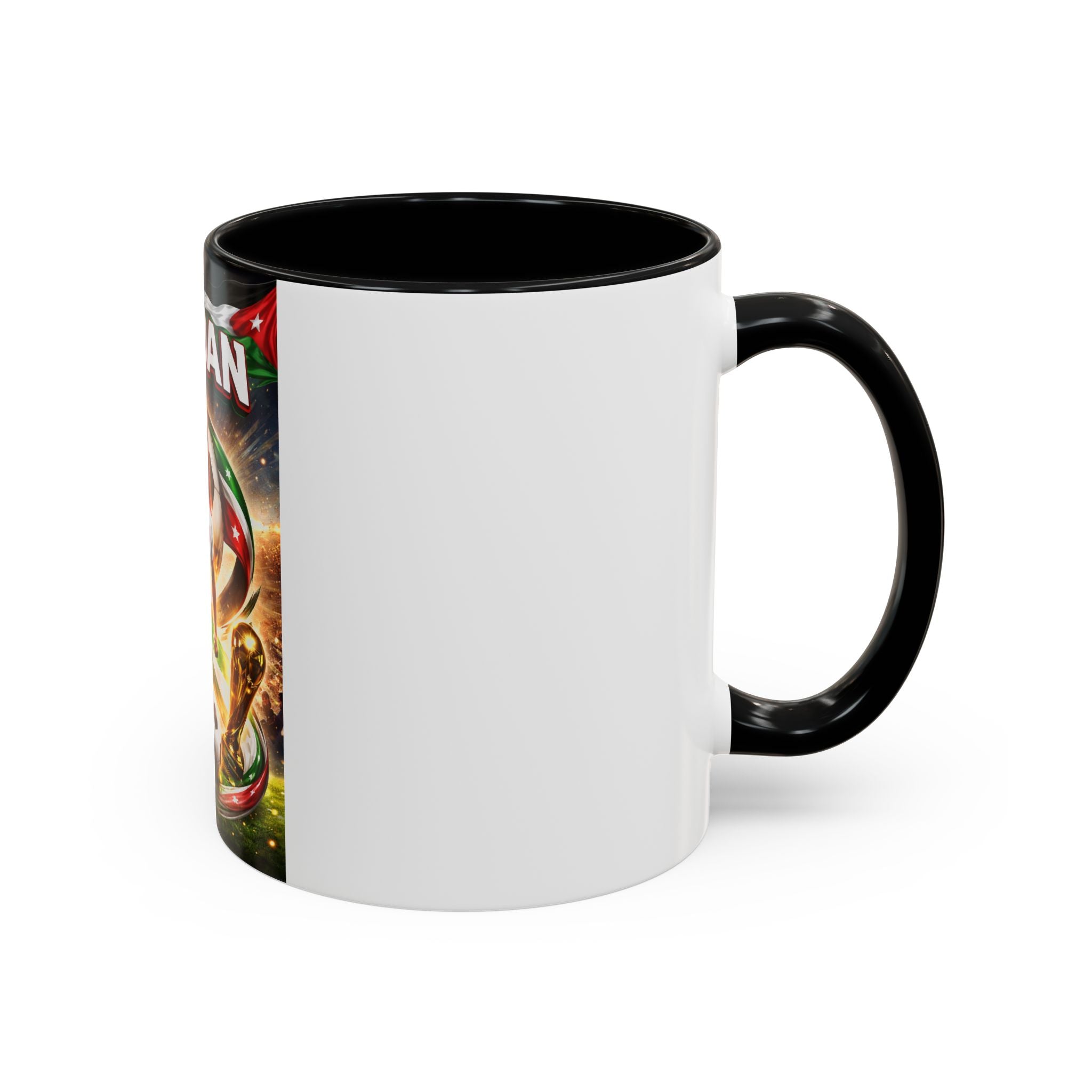 Jordan Soccer Mug — Personalized Jordanian Football Fan Coffee Cup (11/15 oz)