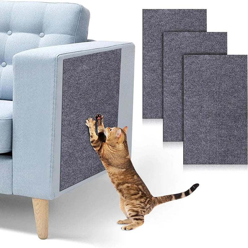 Self-Adhesive Cat Scratch Mat for Furniture