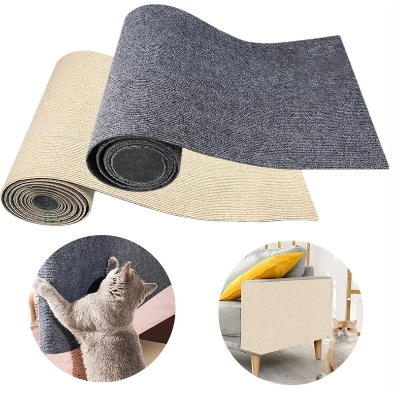 Self-Adhesive Cat Scratch Mat for Furniture