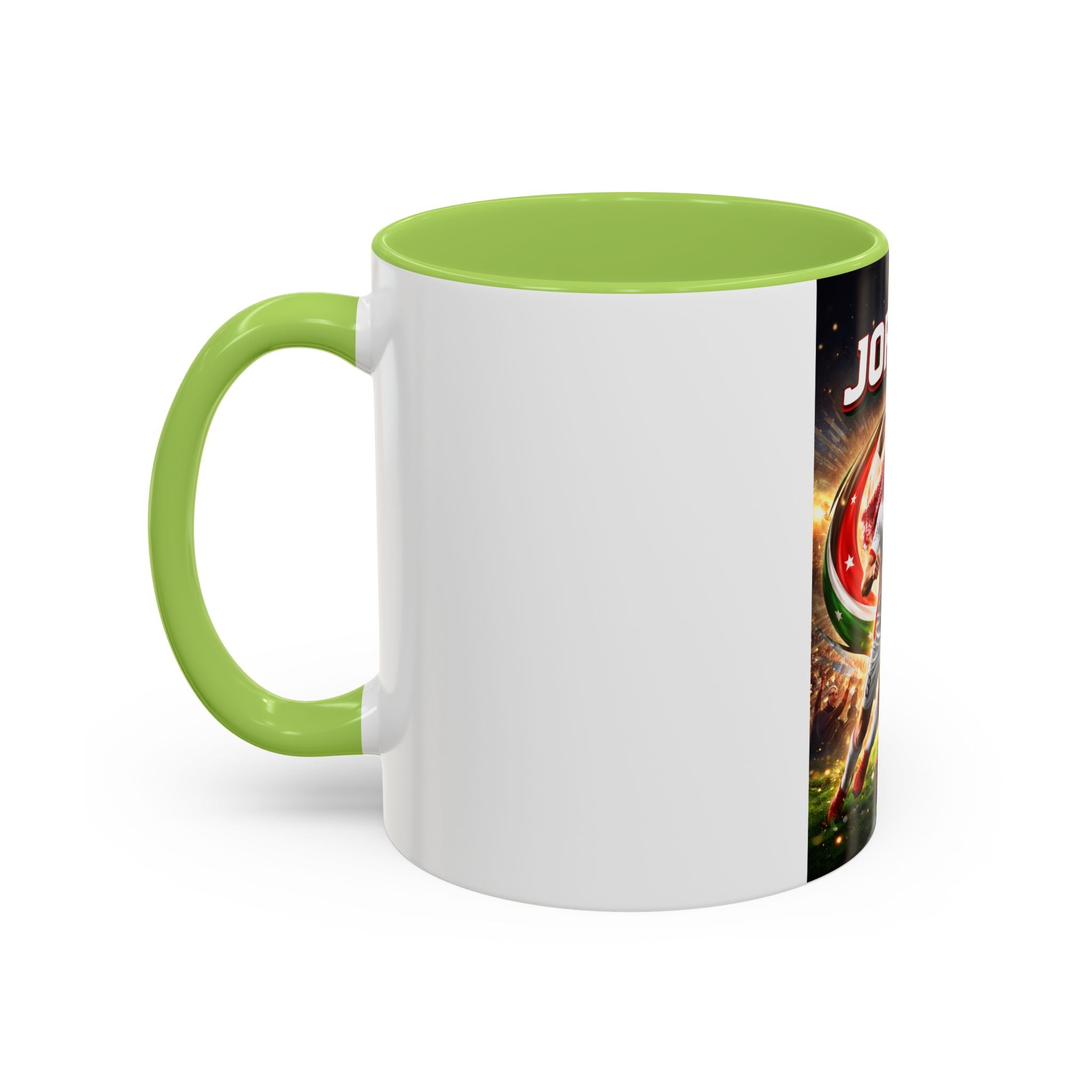 Jordan Soccer Mug — Personalized Jordanian Football Fan Coffee Cup (11/15 oz)