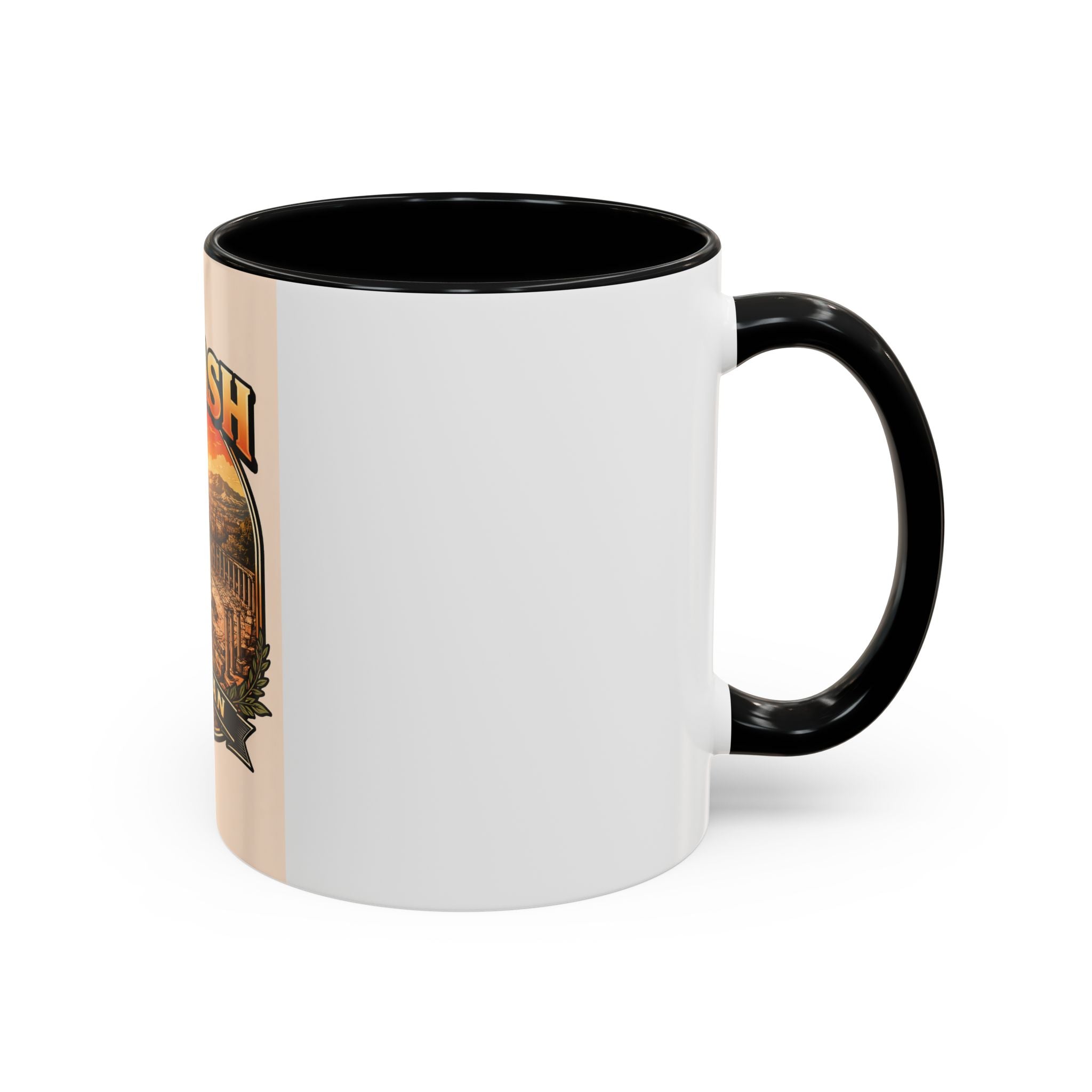 Jerash Jordan Accent Coffee Mug – Vintage Sunset Travel Souvenir (11/15oz)