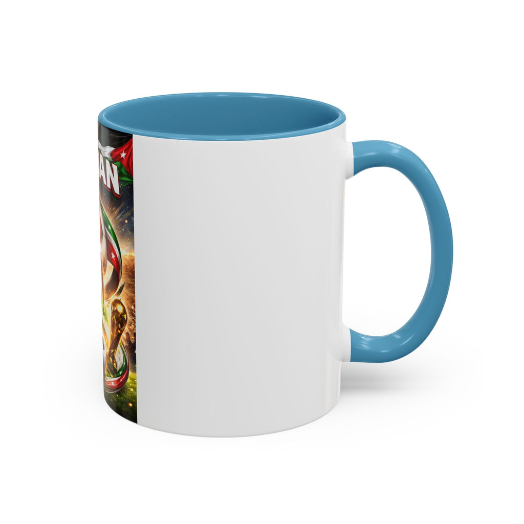 Jordan Soccer Mug — Personalized Jordanian Football Fan Coffee Cup (11/15 oz)