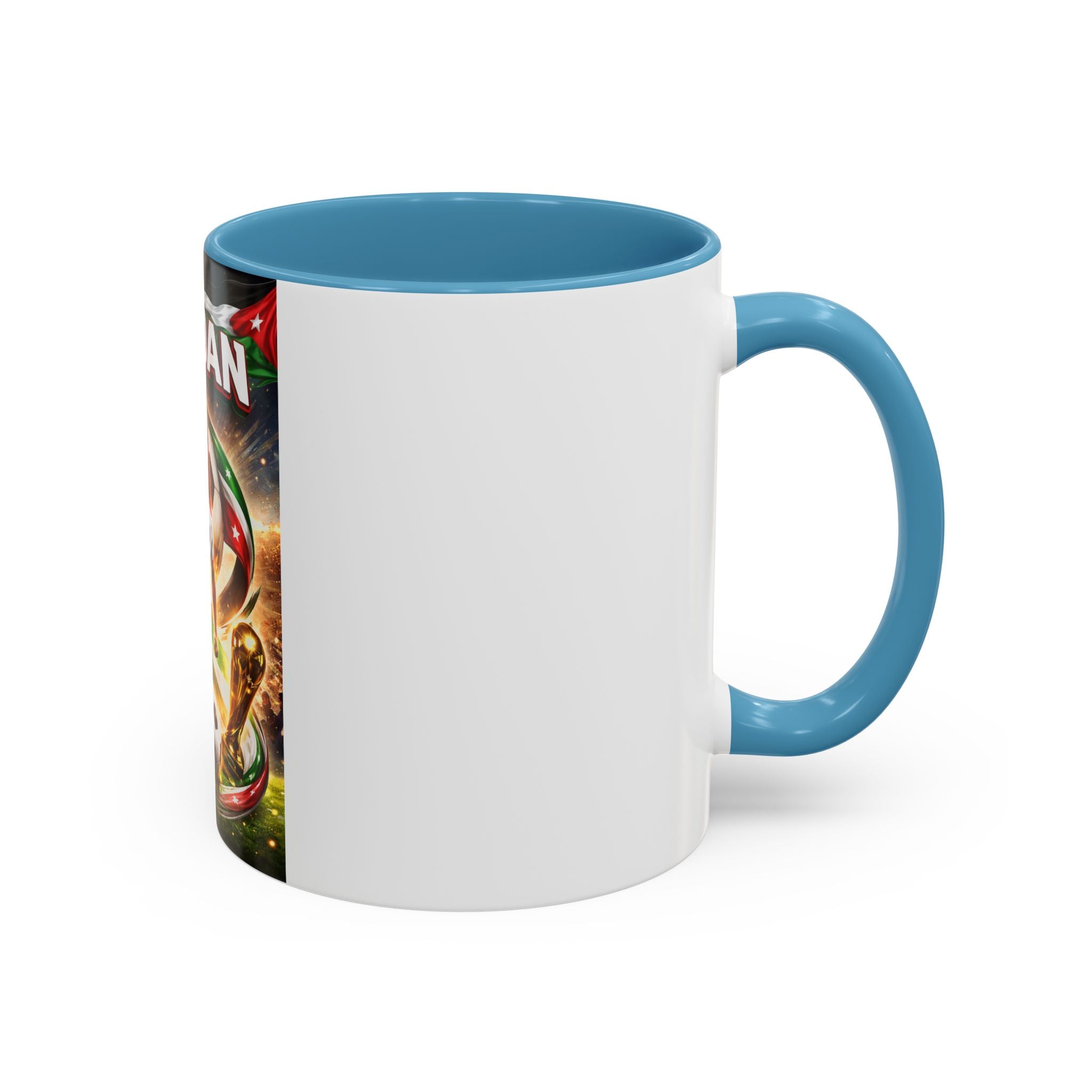 Jordan Soccer Mug — Personalized Jordanian Football Fan Coffee Cup (11/15 oz)