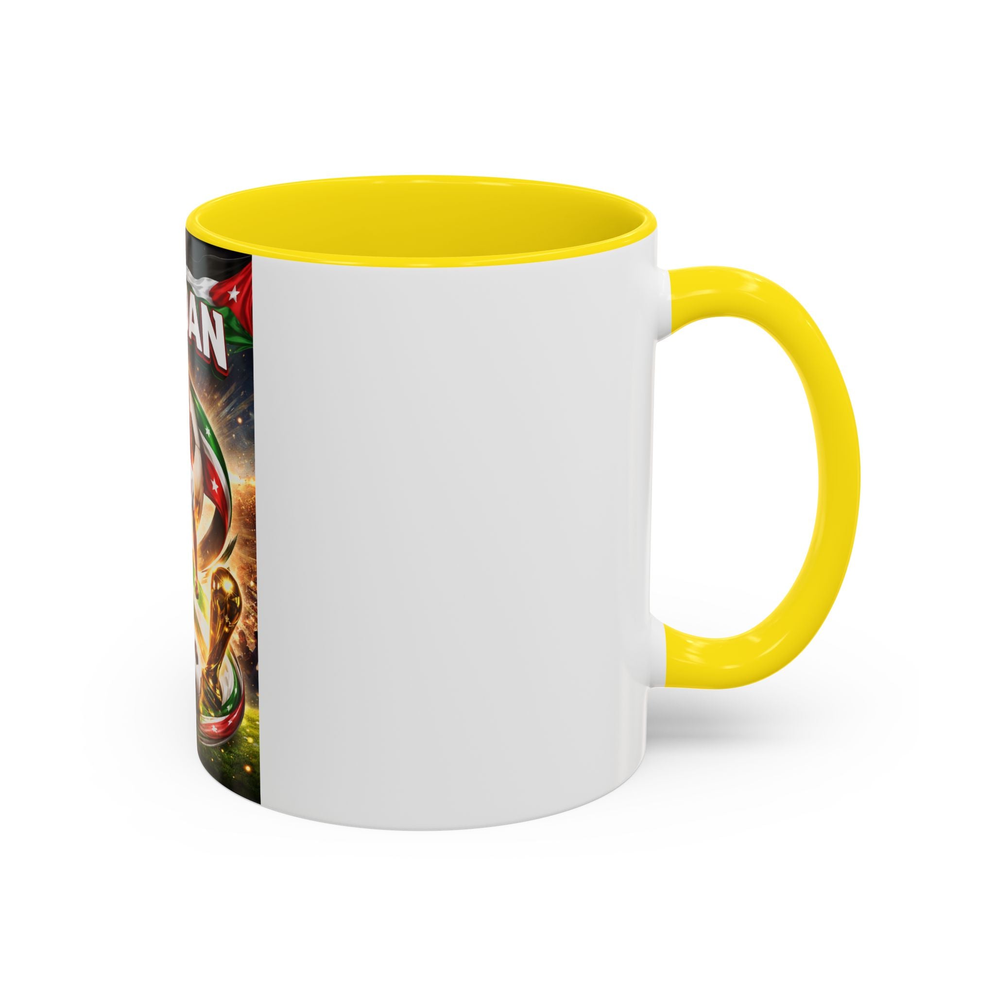 Jordan Soccer Mug — Personalized Jordanian Football Fan Coffee Cup (11/15 oz)