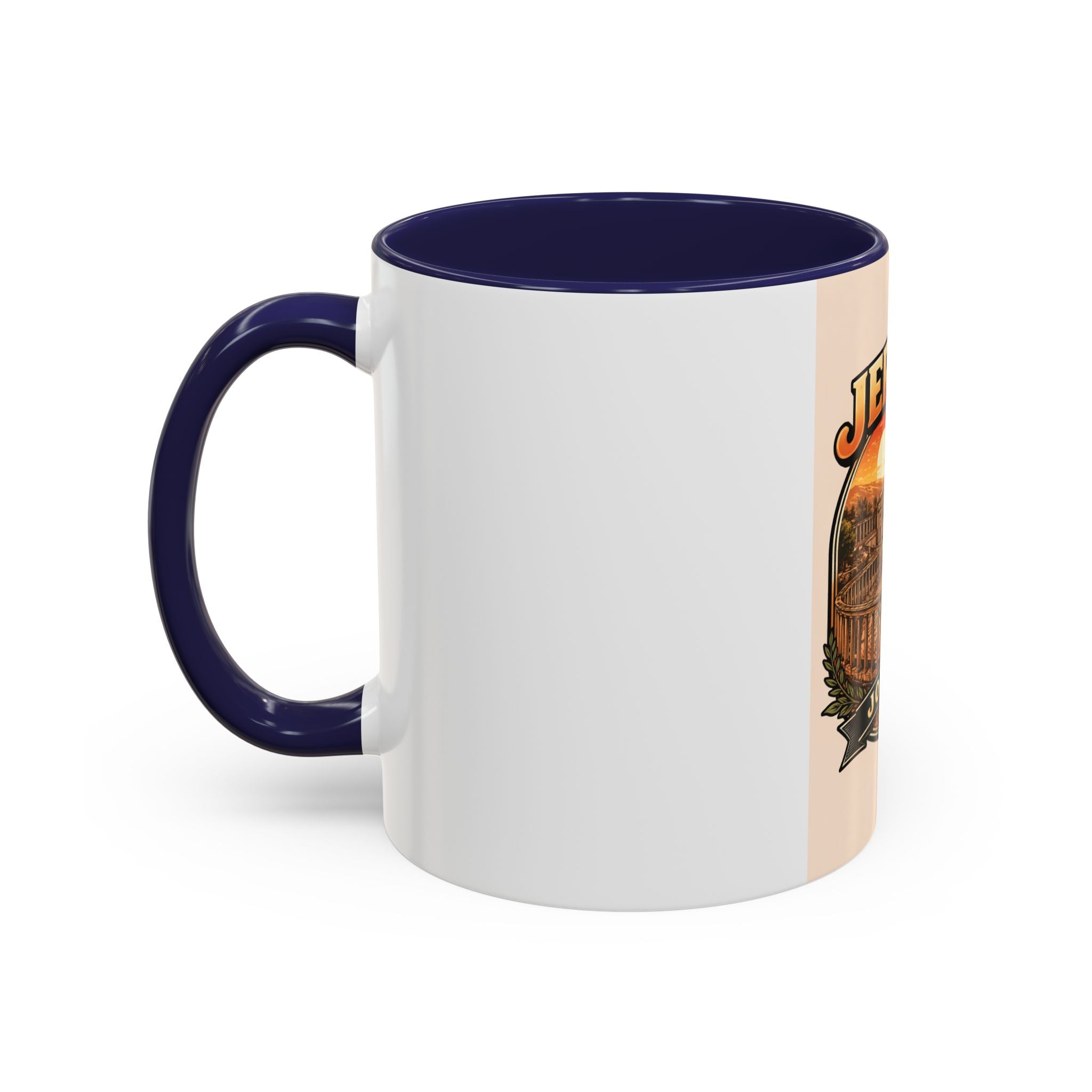 Jerash Jordan Accent Coffee Mug – Vintage Sunset Travel Souvenir (11/15oz)