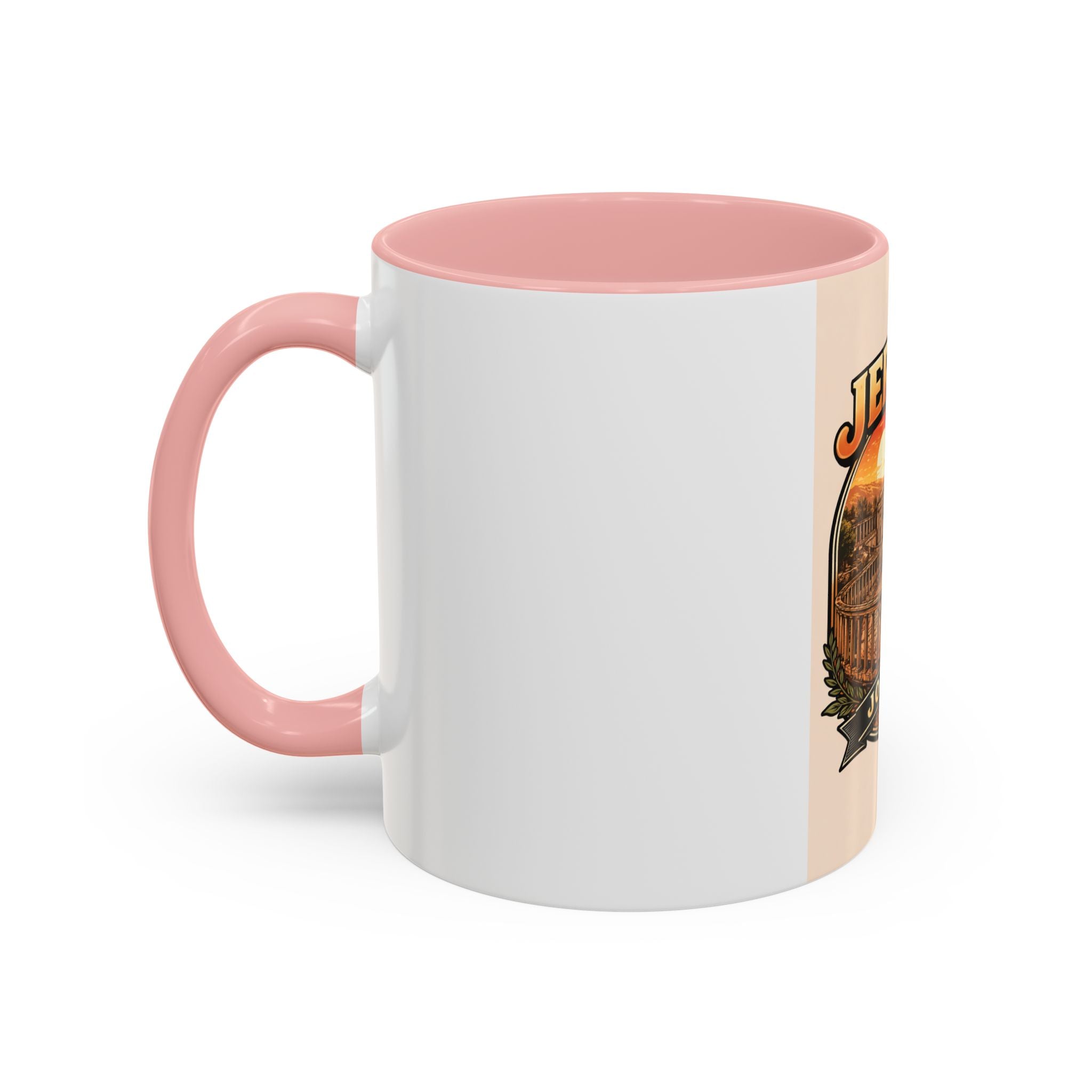 Jerash Jordan Accent Coffee Mug – Vintage Sunset Travel Souvenir (11/15oz)