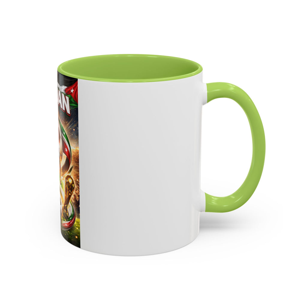 Jordan Soccer Mug — Personalized Jordanian Football Fan Coffee Cup (11/15 oz)
