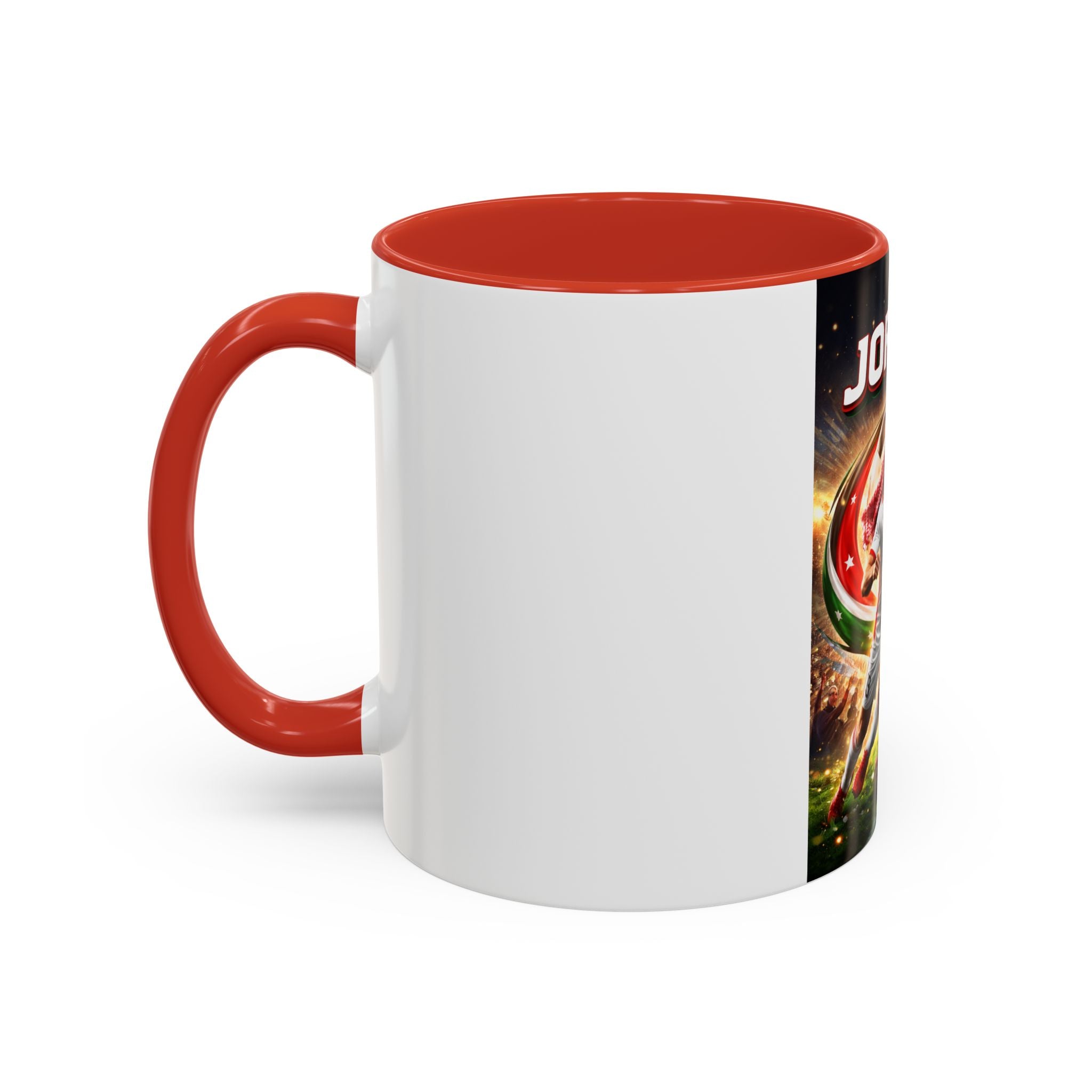Jordan Soccer Mug — Personalized Jordanian Football Fan Coffee Cup (11/15 oz)