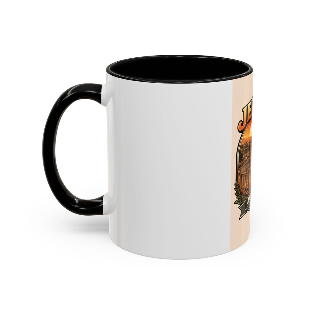 Jerash Jordan Accent Coffee Mug – Vintage Sunset Travel Souvenir (11/15oz)
