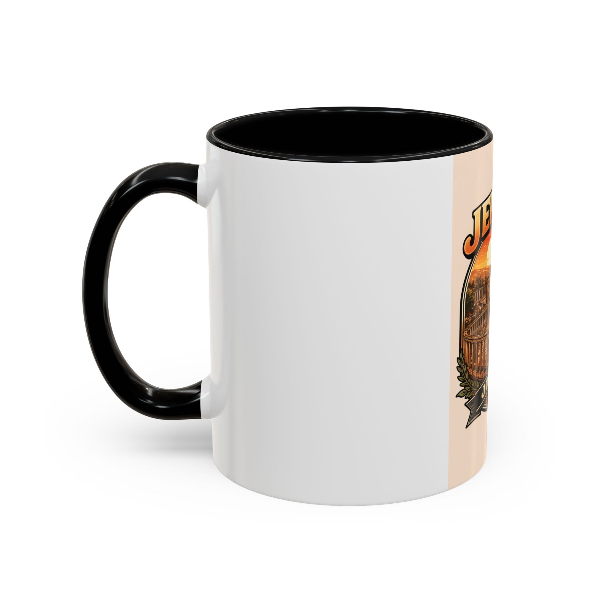 Jerash Jordan Accent Coffee Mug – Vintage Sunset Travel Souvenir (11/15oz)