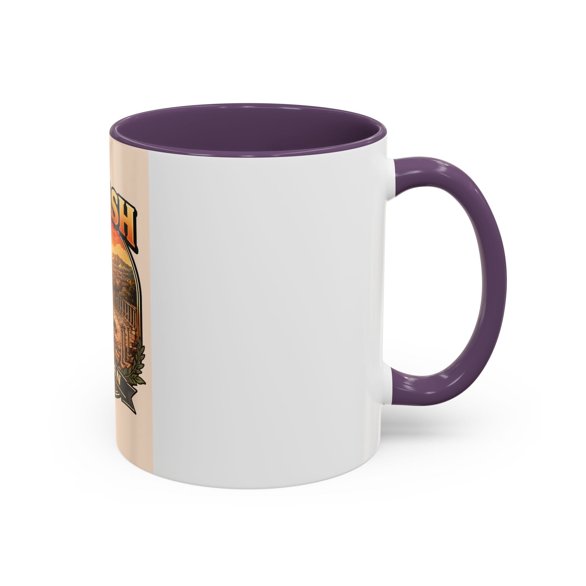 Jerash Jordan Accent Coffee Mug – Vintage Sunset Travel Souvenir (11/15oz)