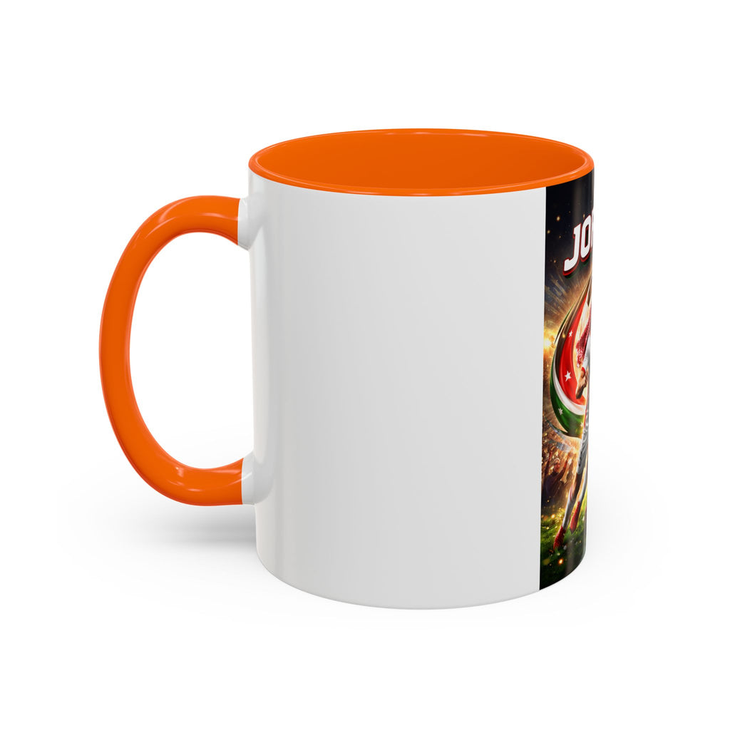 Jordan Soccer Mug — Personalized Jordanian Football Fan Coffee Cup (11/15 oz)