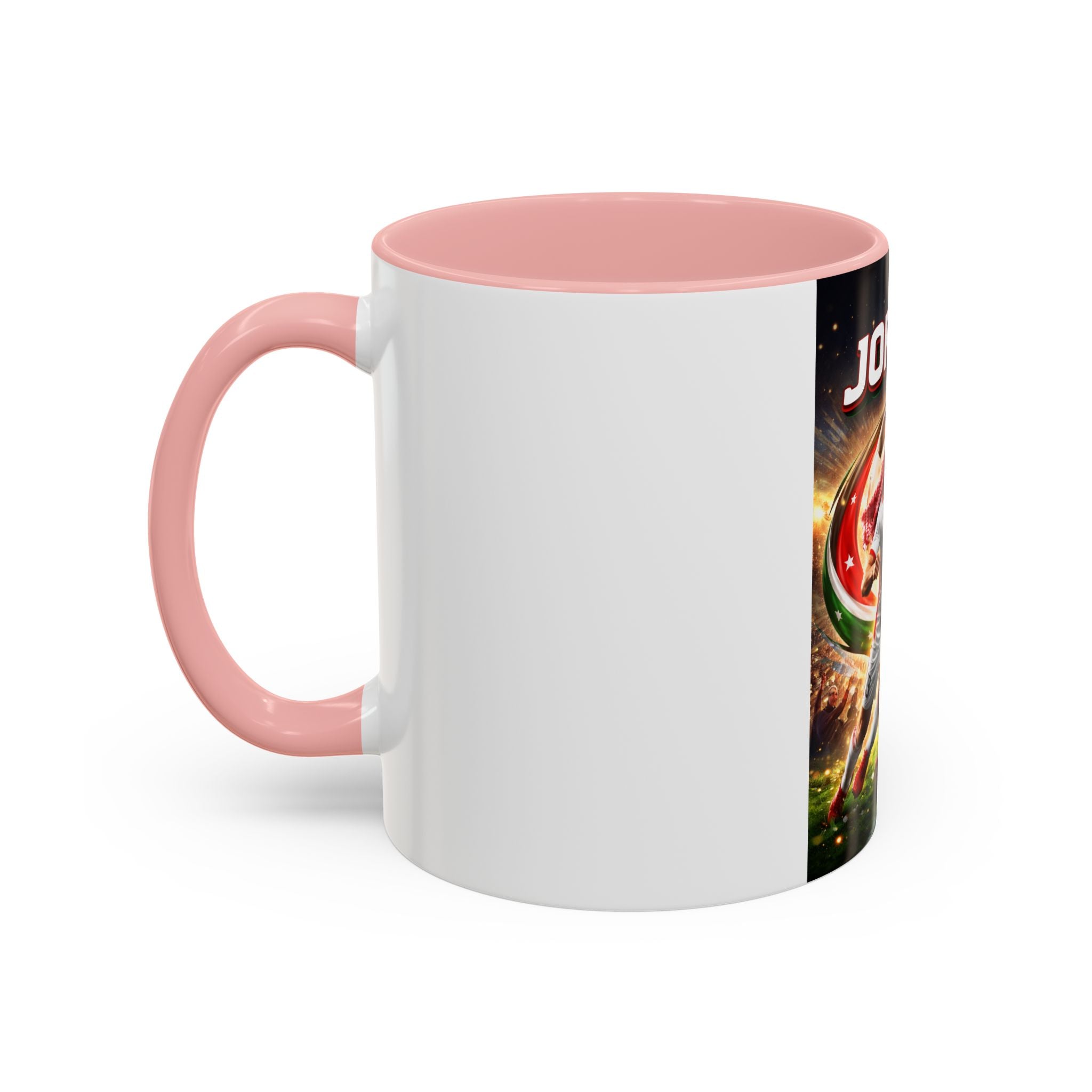 Jordan Soccer Mug — Personalized Jordanian Football Fan Coffee Cup (11/15 oz)