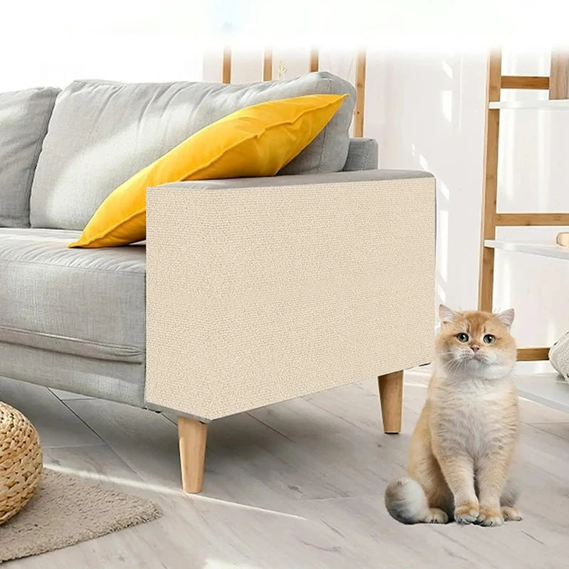 Self-Adhesive Cat Scratch Mat for Furniture